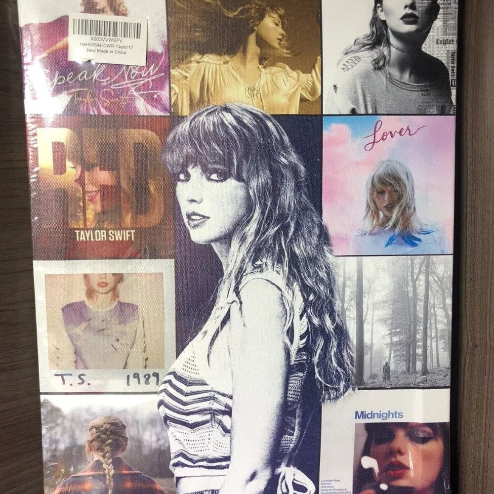 Taylor Swift Eras Tour Canvas Print Wall Decor New 11x15